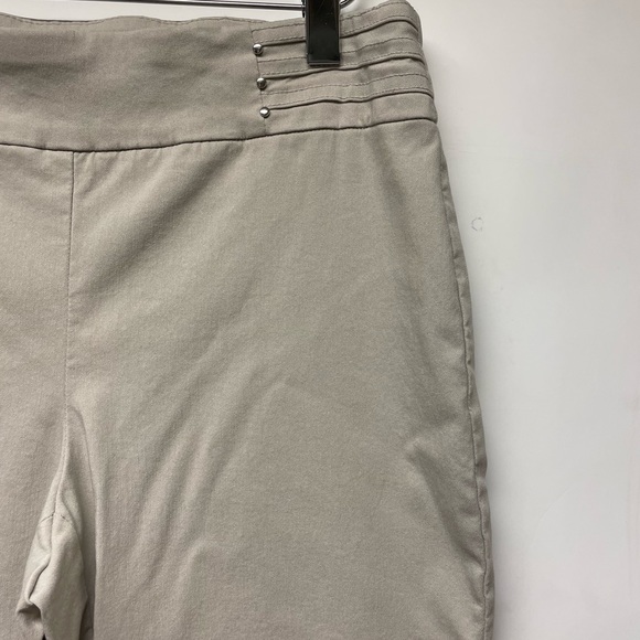 JM collection Petite size M khaki pants, woman work Pants . Dinner pants for her - Picture 4 of 16